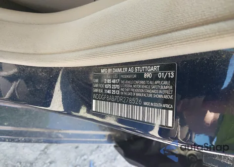 2013 Mercedes-Benz C 300 Luxury 4Matic/Sport 4Matic из США, поврежденный, VIN WDDGF8AB7DR278526